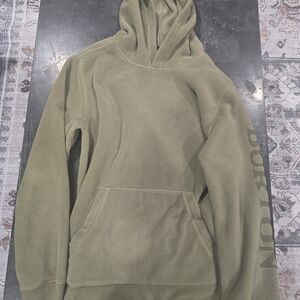 Burton Olive Green Fleece Hooded Pullover